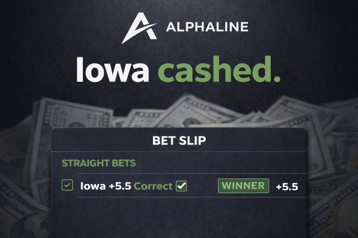 AlphaLineBets's tweet image. 