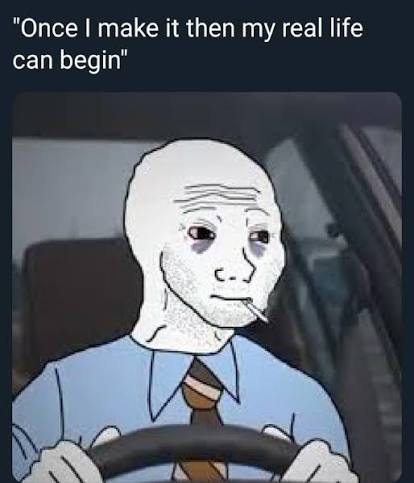 If you're reading this just know the fat guy on TV, huddled with tens of thousands of strangers, in the freezing cold, actively crapping himself in adult diapers in Time Square probably outperformed you financially this year and is happier than you are today.