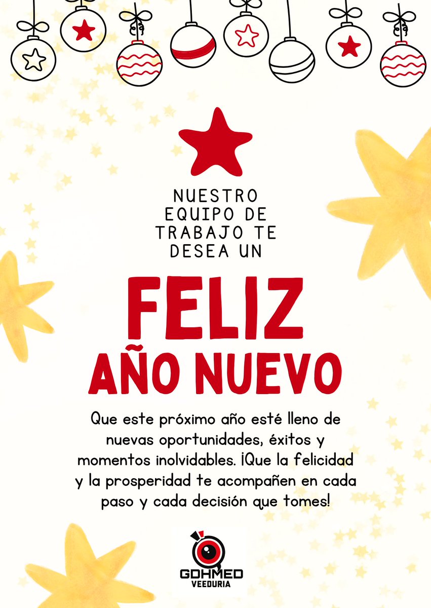 Nuestro equipo, les desea,

Un muy feliz #AñoNuevo, que la prosperidad, el éxito y sus proyectos sean alcanzados.

Así mismo agradece a quienes apoyaron, creyeron y fortalecieron nuestro trabajo; para este #Año2026 estaremos más fortalecidos y formados para cuidar de todos.