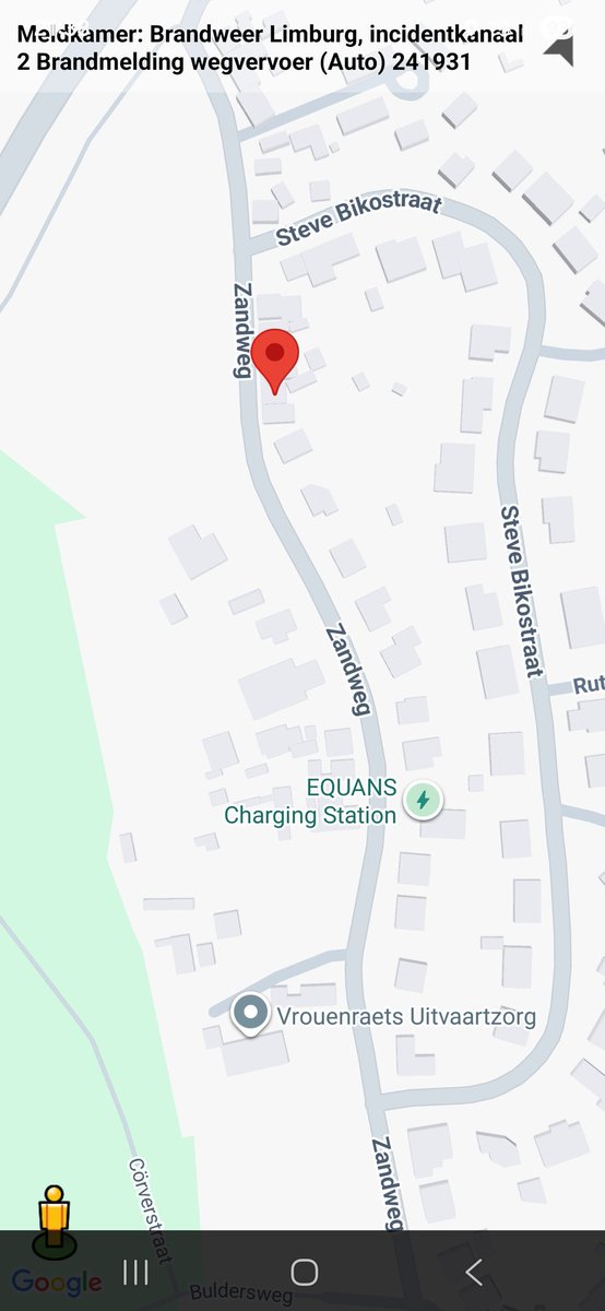 Brandmelding wegvervoer in Heerlen