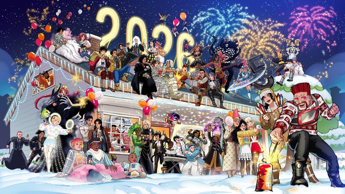 Nijuukoo's tweet photo. Happy new year from me, and everyone at @DateEverything to you wonderful people ♥ May 2026 bring you all enthusiasm, determination, and inspiration to do what brings you joy. Whatever your goals are, whatever you set out to do, always do it with passion and your entire heart ♥ https://t.co/bADlDNEF1b