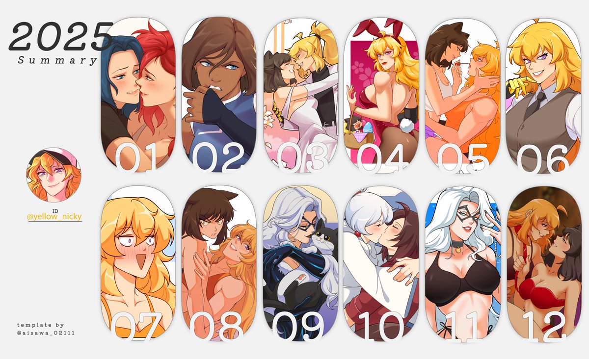 Another year is coming to an end!
Thank you to everyone who was part of my 2025. 
I can only thank you all for another incredible year full of sapphic art 👀🫣

May 2026 be an even better year!!! 🙏❤️🥰
#GL #sapphic
