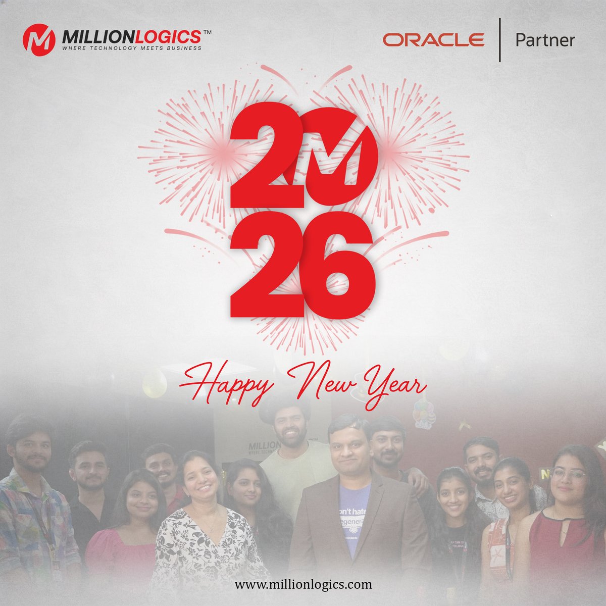 millionlogics's tweet photo. Happy New Year from all of us at MillionLogics!

Thank you to our clients, partners, and the incredible minds who build, test, and deliver real AI solutions with us every day.

Excited for another year of responsible innovation, measurable outcomes, and stronger collaboration ahead.