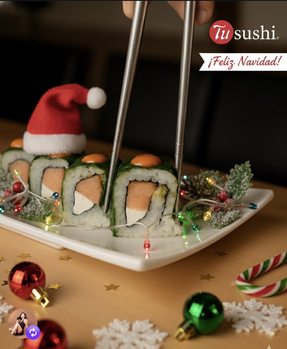 Feliz Navidad. Prospero año nuevo!! #tusushi #elmejorrollo
