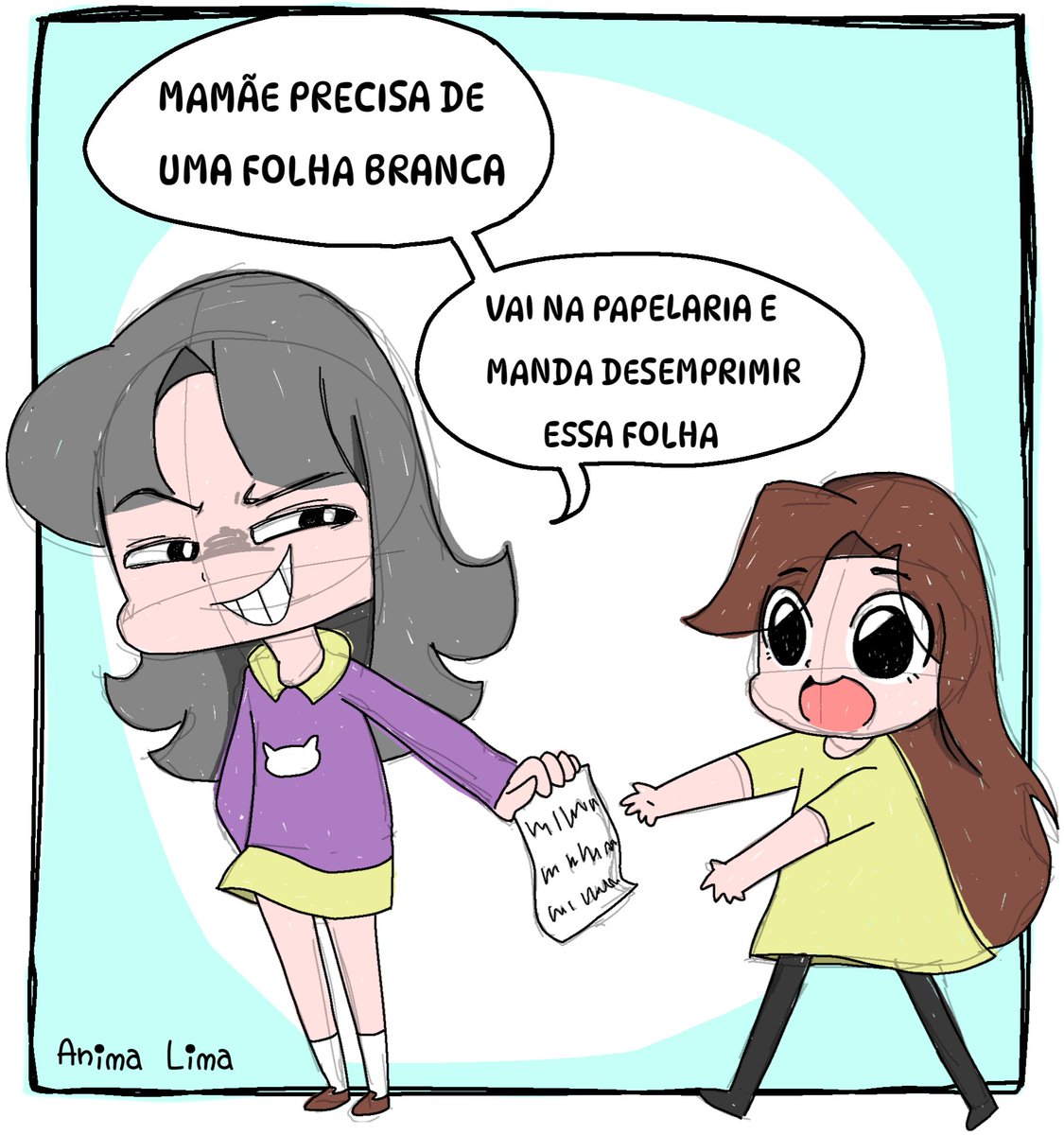 Se você não entendeu provavelmente você não tem irmãos.

#quadrinhos #humor #tirinha #engraçado #tirinhas