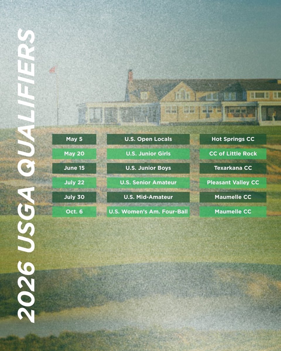 Arkansas State Golf Association tweet media