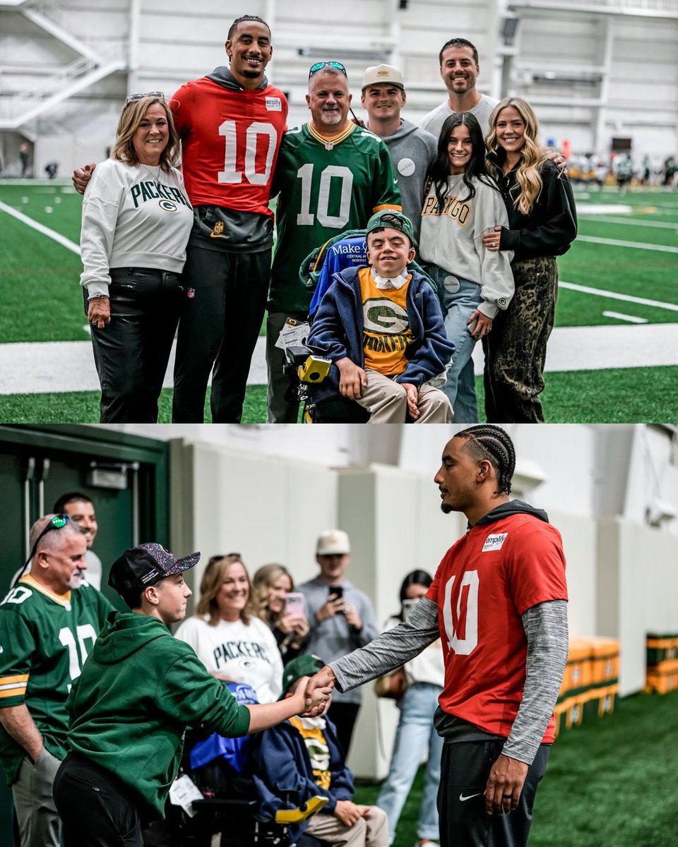 packers's tweet image. #10 on the field, #1 in our hearts

1 RT = 1 Vote

@jordan3love | #WPMOYChallenge