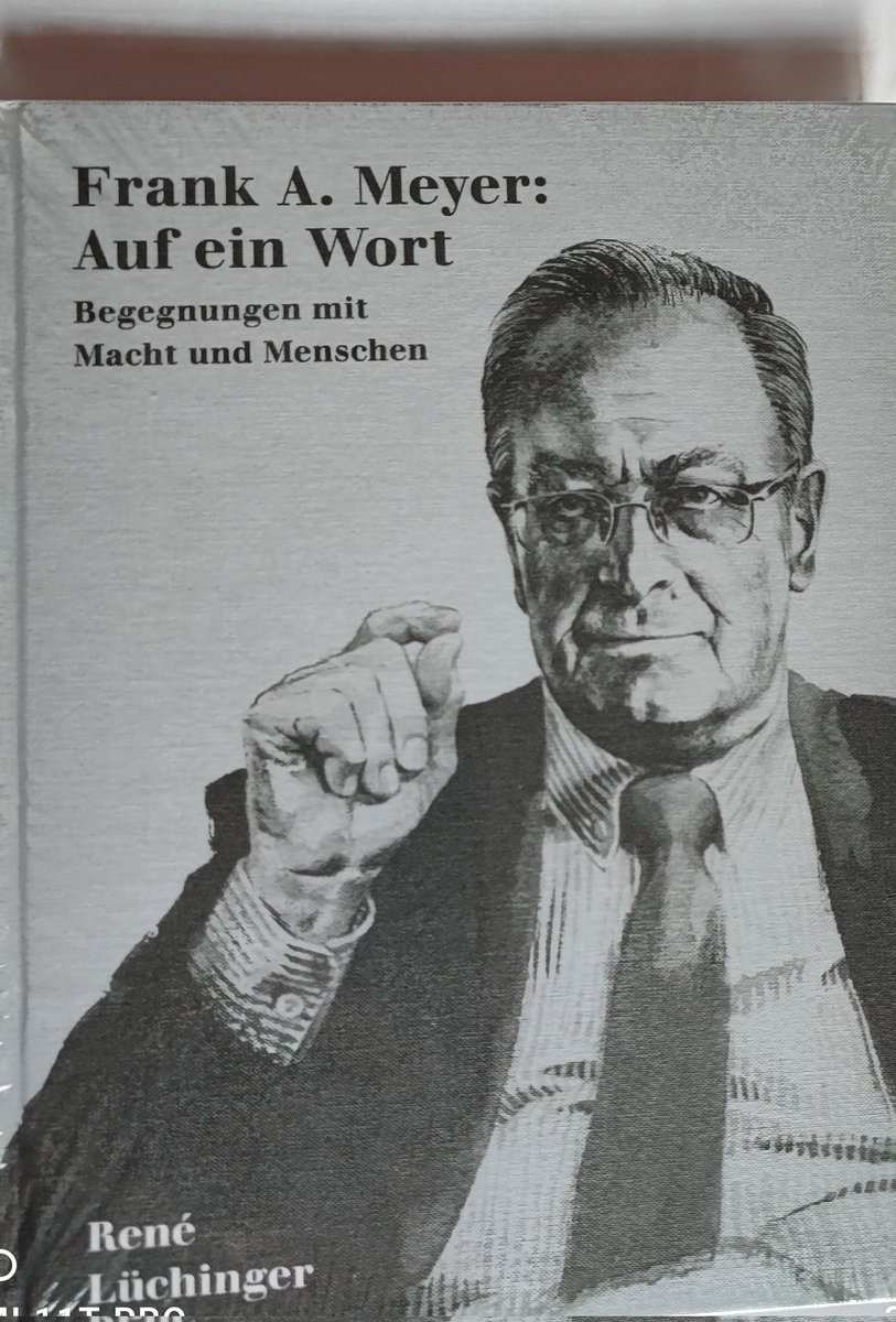 Texring's tweet image. Une lecture inspirante pour commencer l'année, la biographie de Frank A. Meyer , à une époque le huitième conseiller fédéral mais surtout le souffleur stratégique chez Ringier, ami de Michael et partenaire de Walder , désormais très respecté à Berlin