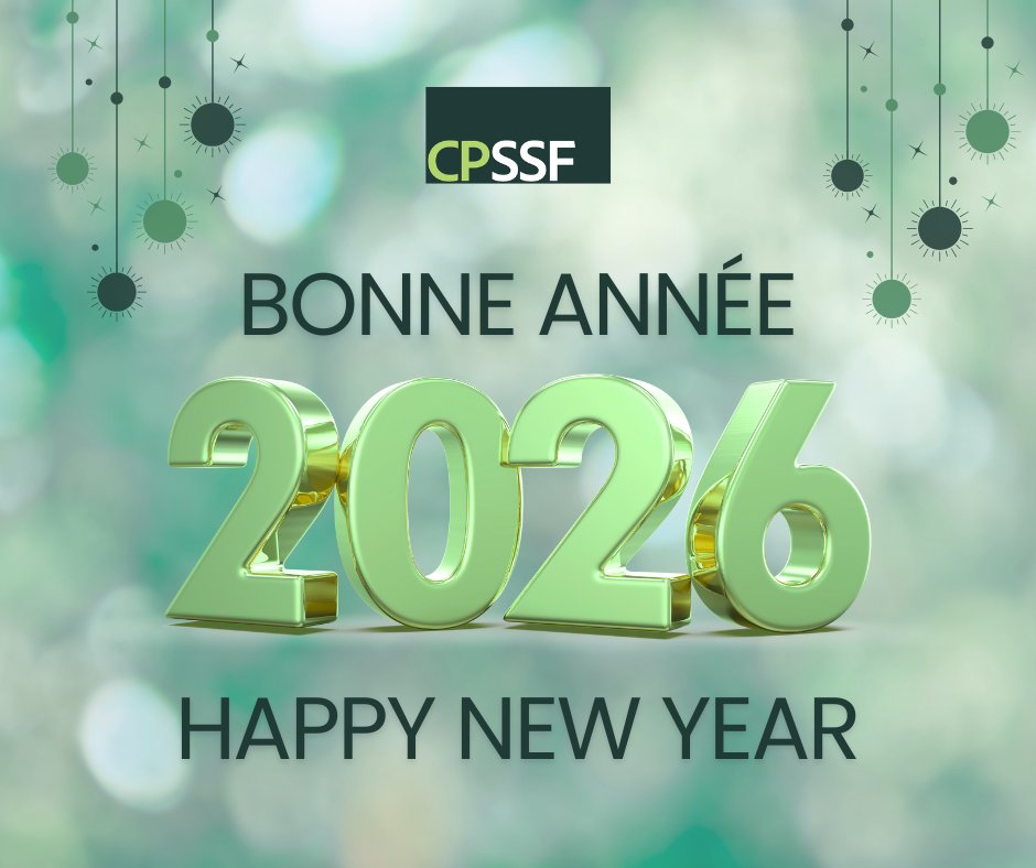 centrepssf's tweet image. Le conseil d’administration et toute l’équipe du CPSSF vous souhaitent une excellente année 2026, remplie de bonheur, de santé et d’épanouissement !

The Board of Directors and the entire CPSSF team wish you a wonderful 2026 filled with happiness, good health, and fulfillment!