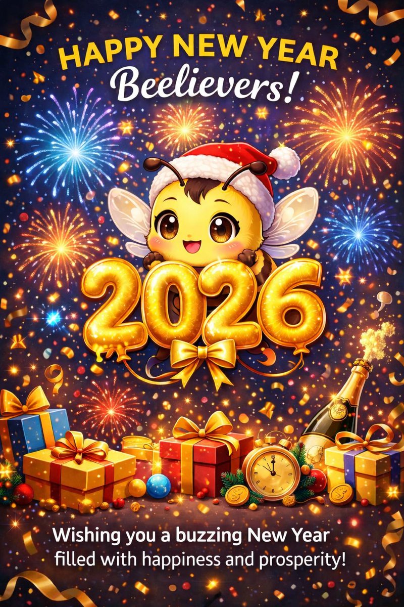 Happy New Year Beelievers Worldwide 🐝 🌎