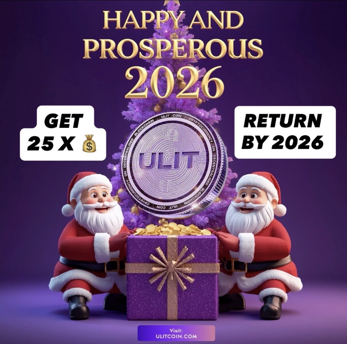 CoinUlitGroup's tweet photo. Wishing you a Happy, Prosperous, and Profitable New Year filled with growth, success, and smart financial decisions

🚀 May this #NewYear2026 open doors to new opportunities and stronger investments with #ULIT COIN

✨ Built on #Bitcoin (BRC-20) via Ordinals
🔐 Secured by the Bitcoin network
💰 10X in 20 months | 25X in 30 months | 40X in 40 months

🎉 Start the year with clarity and confidence
💎 Start smart today, grow bigger tomorrow

🚀 ULIT COIN — Position Early for the Next Growth Cycle

Buy using Ordinals Wallet

👉 Buy here:

🔗 https://t.co/zcKrArHNcf

💰 Start ASAP. Earn Big with ULIT COIN GROUP #CryptoCommunity #BlockchainFuture
#HoldToWin #InvestSmart #CryptoWealth #NextBigThing