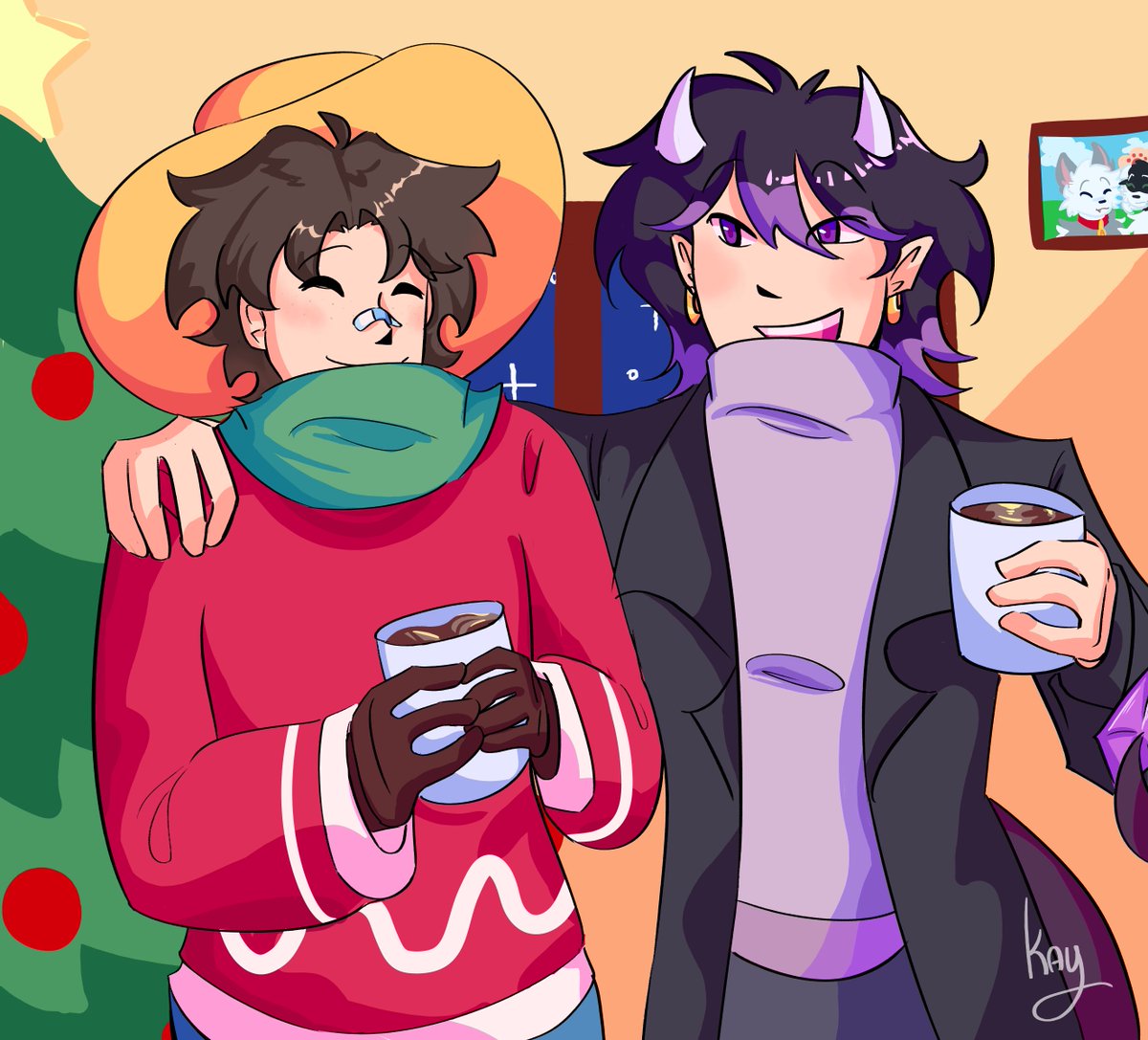 Hi, ya revivi después de meses sin subir dibujo.

 <a href="/FranciscrosG/">ElFrancis</a>  <a href="/RamCore123/">Ram 🍖</a>