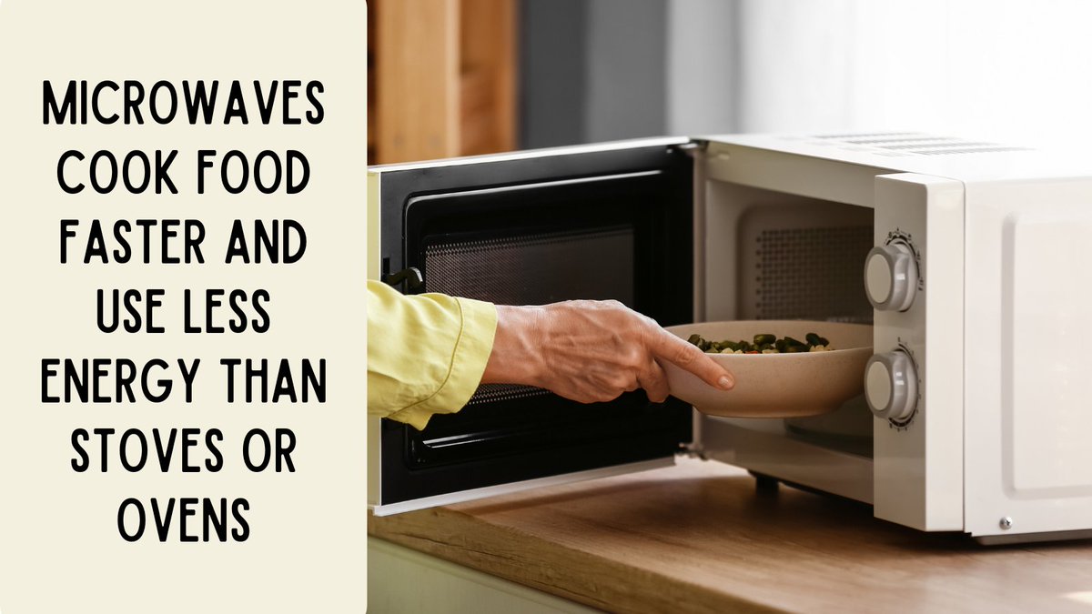 Microwaves use up to 70% less energy, cook food up to 75% faster, and produce much less heat than an electric or gas oven.
Find more ways to save energy: gpltexas.org/save-energy-mo…