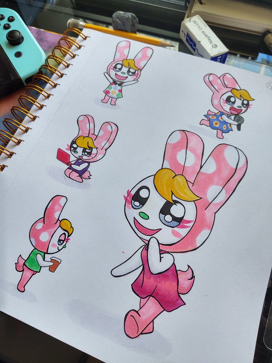 WolfsydP's tweet photo. She is my spirit animal

#AnimalCrossingNewHorizons #nintendoswitch #animalcrossing #copicmarkers #prismacolorpencils #traditionalart #coloredpencils #drawing #animalcrossingart #nintendo #art #drawing #sketchbook #artist #sketching https://t.co/voe31pM6CL