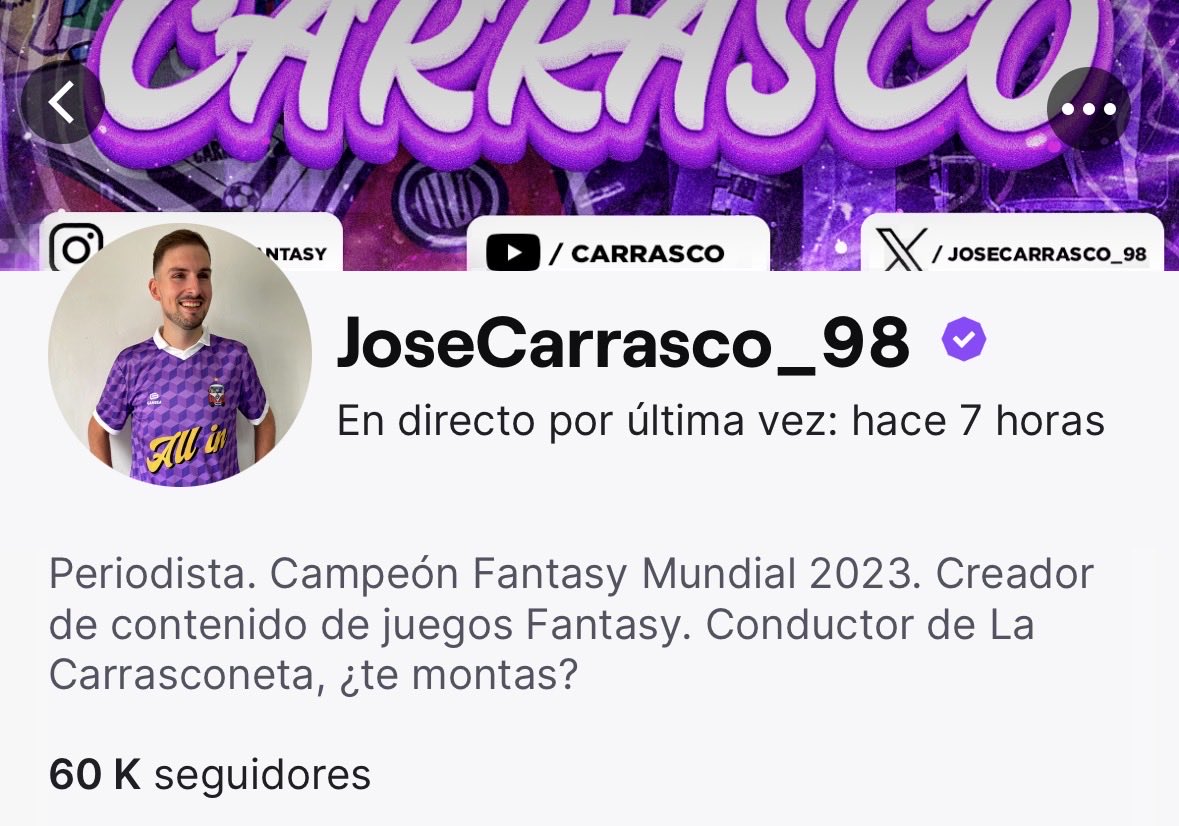 JoseCarrasco_98's tweet photo. Se cierra 2025, un año con muchos episodios en mi vida. Algunos maravillosos y otros horribles, pero con vosotros a mi lado.

El año de los 100k en YouTube y mis primeras grandes colaboraciones. Gracias por vuestro apoyo.

Feliz año 2026 a todos 🥂 Con mucha salud y amor 💜 https://t.co/HJBdaiGwes