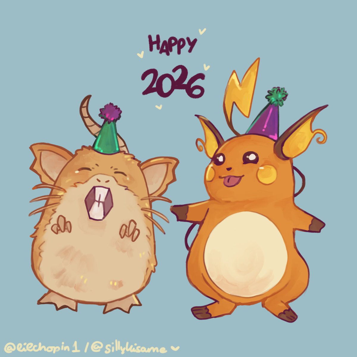 happy new year!

kisses from 20 and 26 🩷
#pokemon