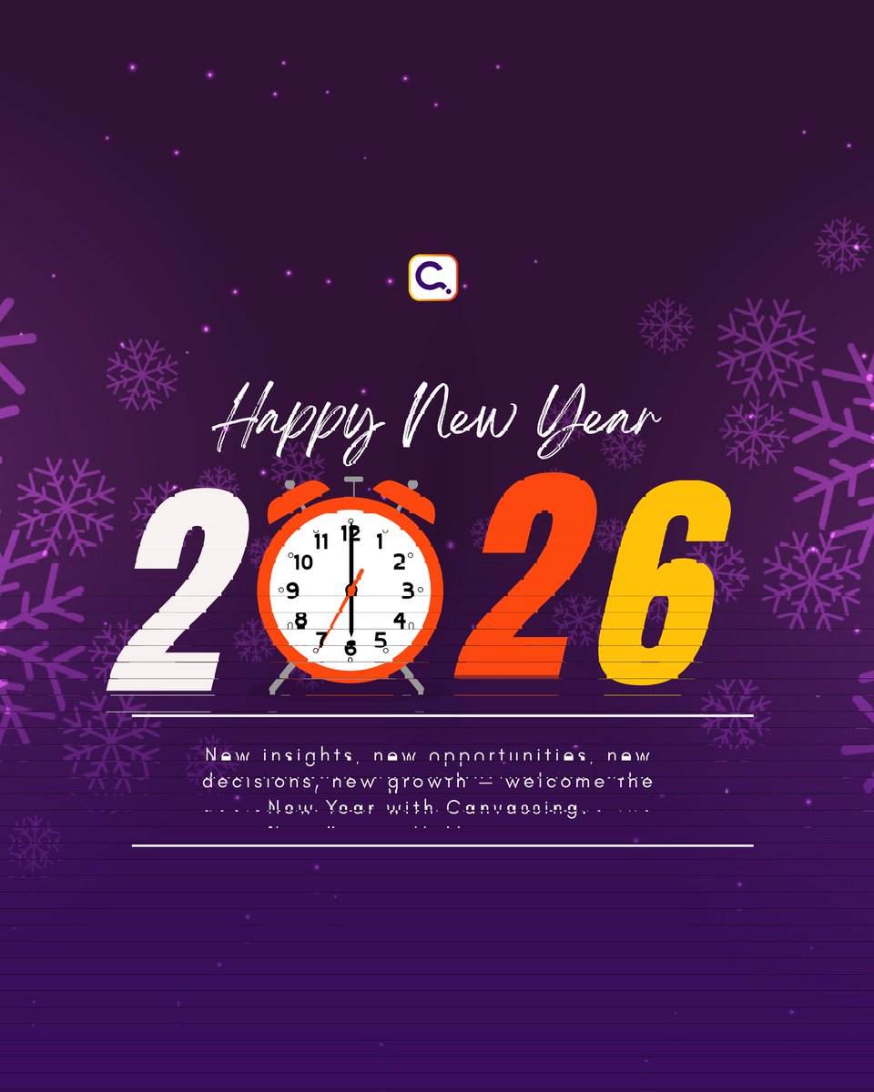 thecanvassing's tweet photo. Happy new year, 2026 will be amazing for us, and so will it be for YOU! https://t.co/BRCBh9AWOU