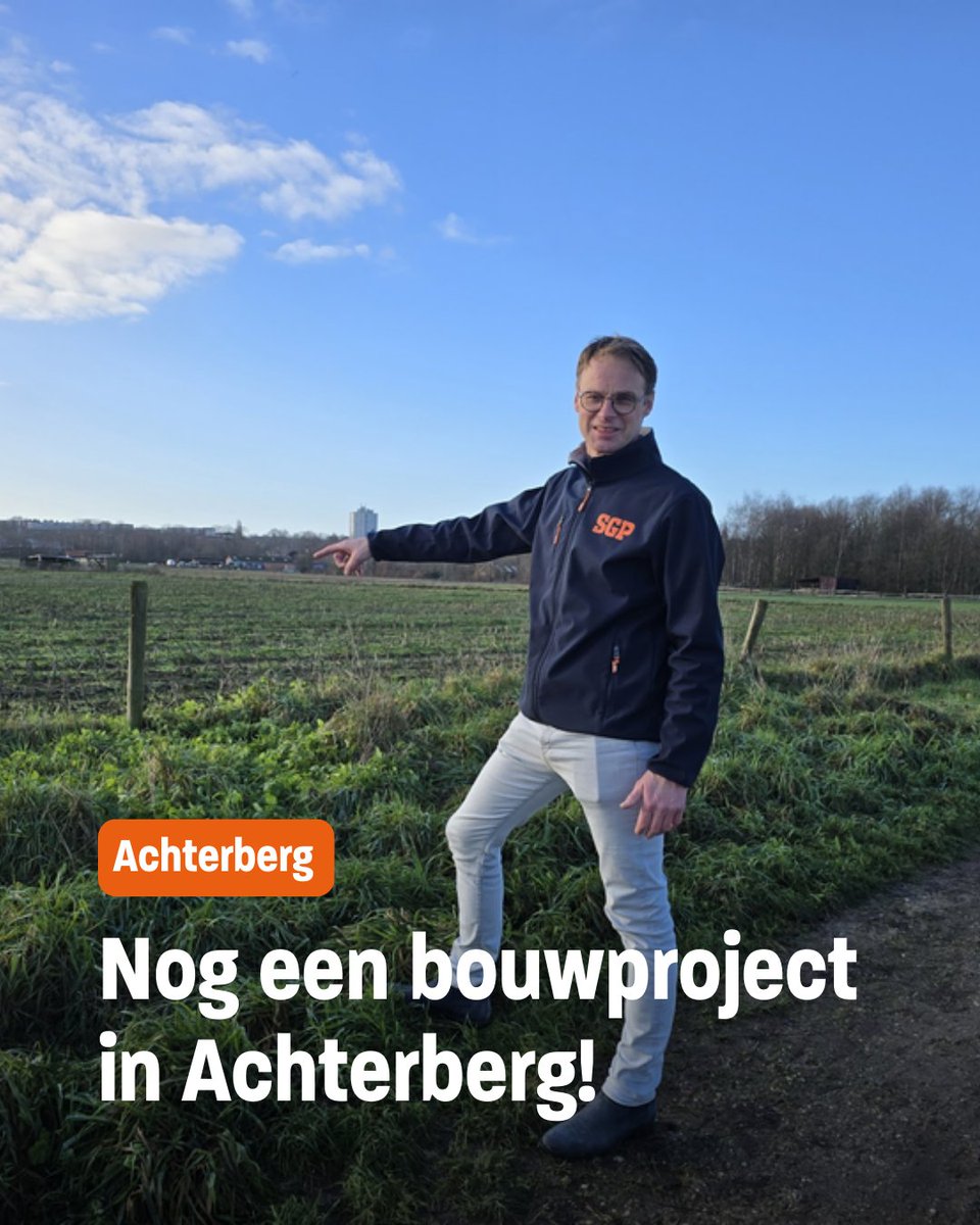 We bouwen ook aan Achterberg-Zuid: hier moeten nog eens 90 woningen komen die ruimte bieden aan verschillende doelgroepen, van starters tot gezinnen.

Ook hier heeft SGP Rhenen zich de afgelopen jaren voor ingezet, mooi om te zien dat de realisatie steeds dichterbij komt!