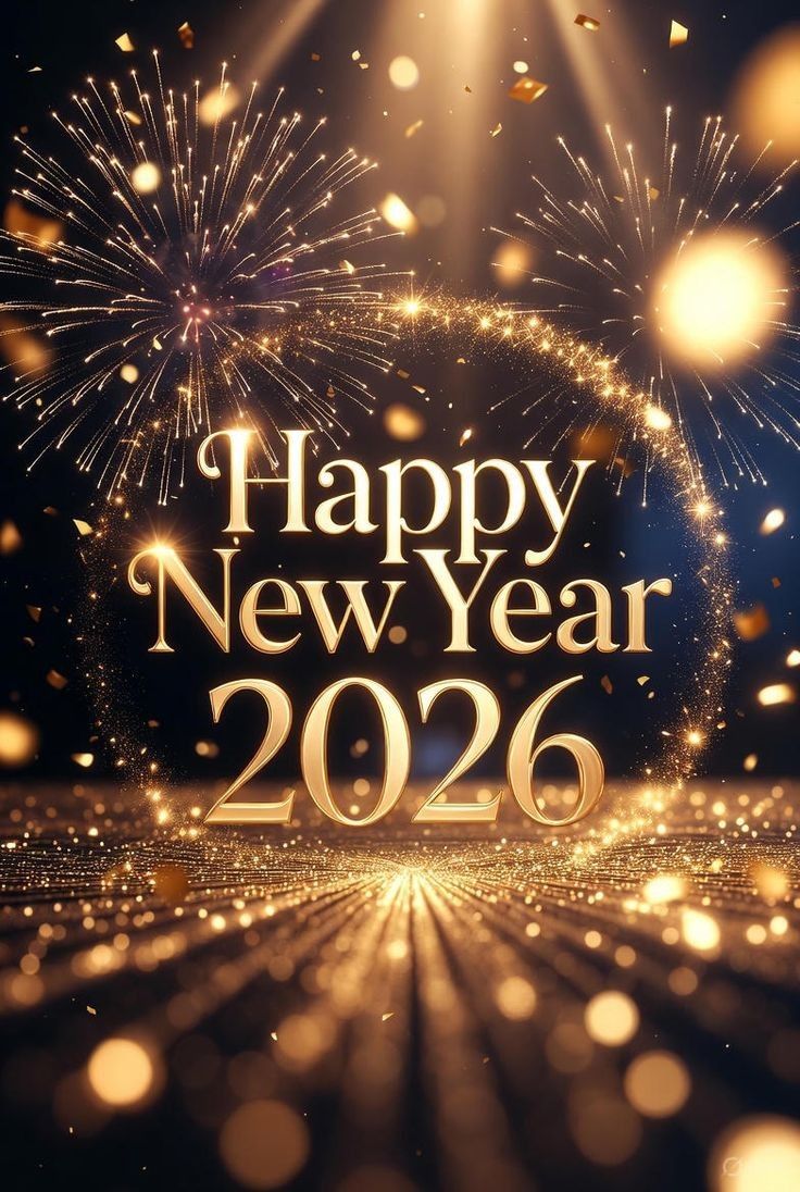 كل عام وانتوا بخير وسنة جديدة سعيدة على الجميع ومليانة بالإنجازات يارب 🥳❤️🎈Happy New Year 2026