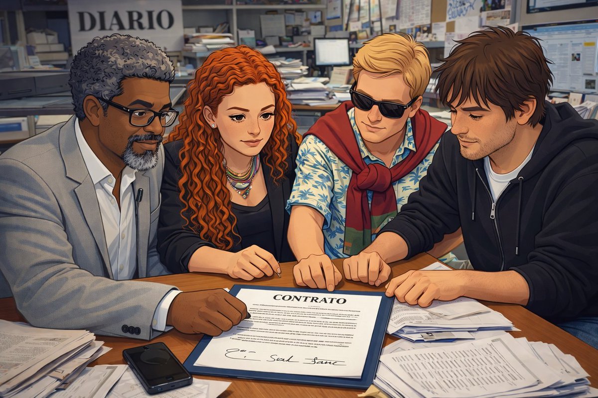 Quién diría que la vida nos volvería a reunir en un proyecto tan ambicioso como @TintaNostraMP para este 2026. Ya no veo la hora de contarles todo lo que estuve preparando en estas semanas.

<a href="/Ok01Facu/">Facundo Nahuel Grimaldi IV</a>, <a href="/leyendoenbares/">αcяαcια</a>, <a href="/TournVidal/">Luiggi Carmine Pérsico</a>.