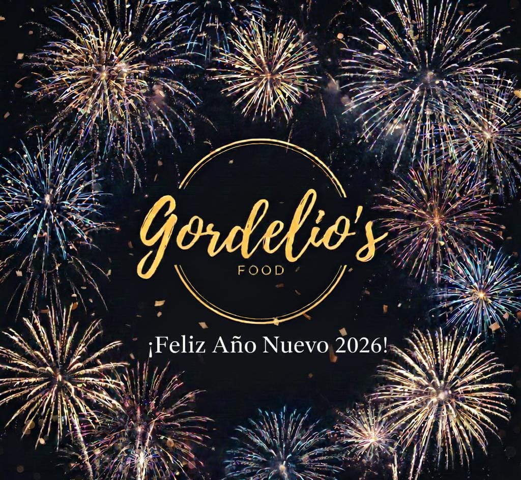 "¡Feliz Año Nuevo de parte de todo el equipo de Gordelios! 🥂✨ Gracias por habernos acompañado y permitido ser parte de sus mesas este año. Esperamos que el 2026 esté lleno de salud, prosperidad y, por supuesto, de muchos momentos deliciosos. ¡Los esperamos pronto!"
