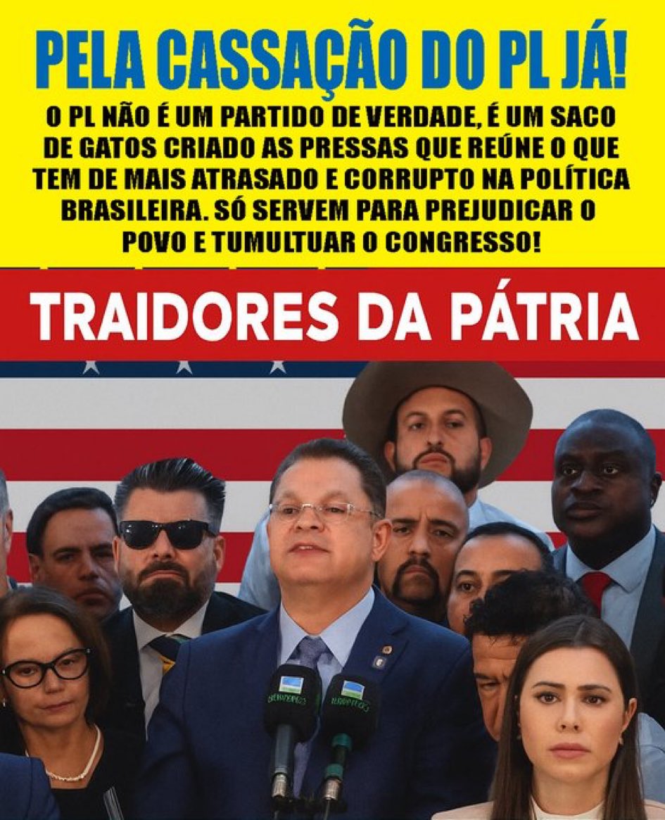 #FORA traidores da PÁTRIA!