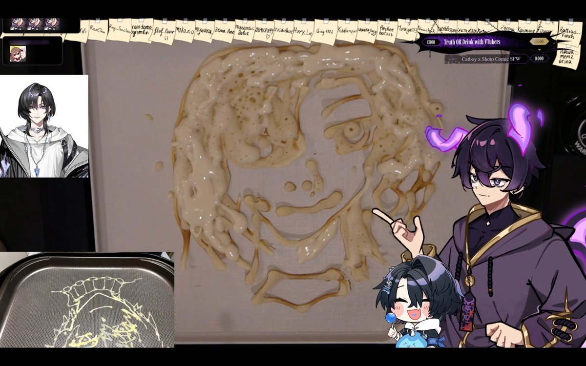 Aimisan100304's tweet image. โชโตะวาดยูซัง ในขณะที่ซ้ายล่างพี่ยูวาดโชโตะ55555555