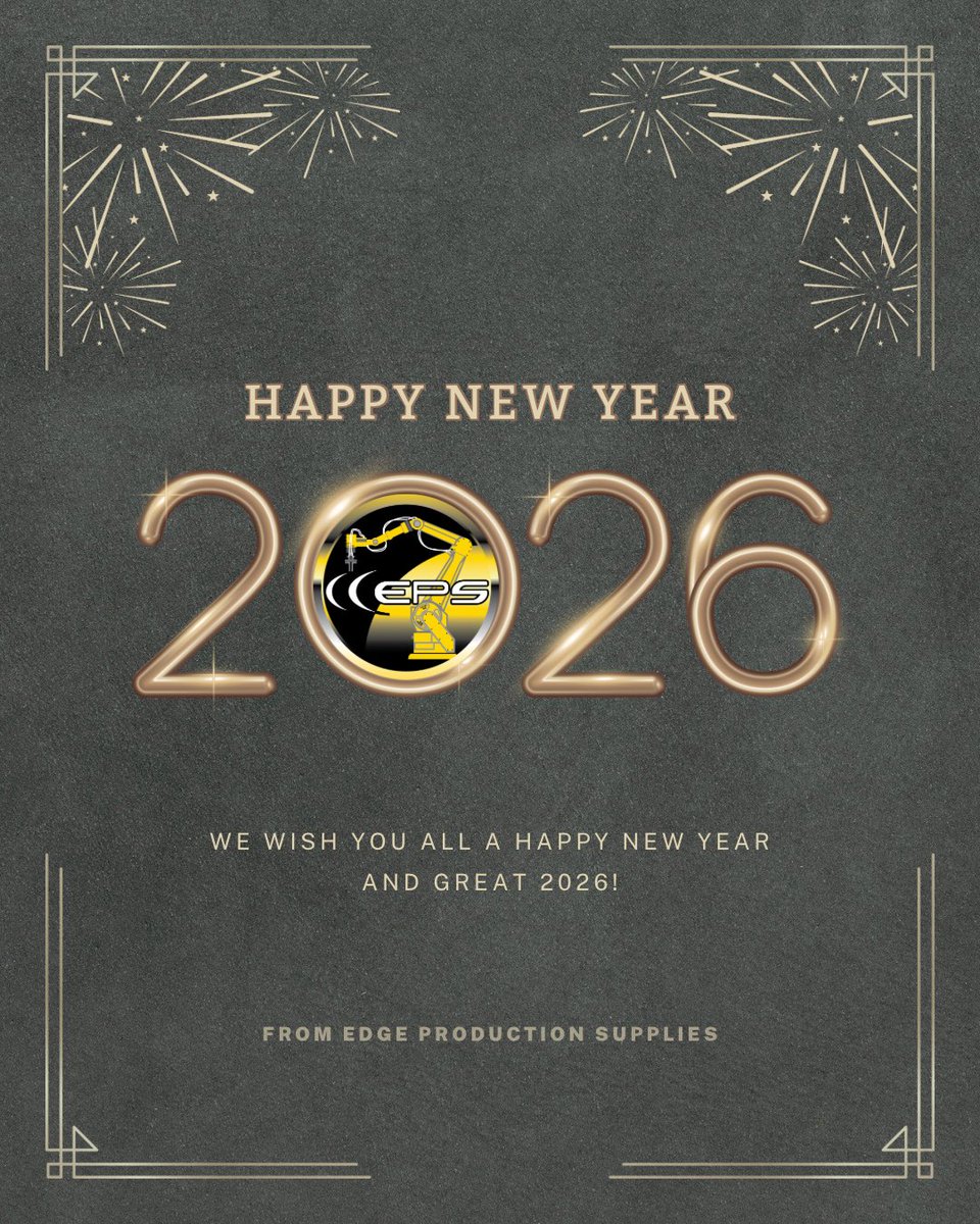 Edge wishes everyone a Happy New Years Eve and a very Happy 2026! Thank you all for your support over the past year. We look forward to what 2026 brings!

#EdgeProductionSupplies #TotalMachiningSolutions #machinetools #industrialsupplies #YEG #YVR #YYC #WesternCanada #OilandGas