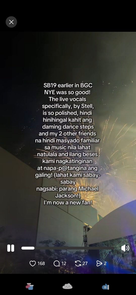 Stell, masyado mo na namang ginalingan. 😌

© threads.com/@ajignacio2121…

NYE Countdown With SB19
<a href="/SB19Official/">SB19 Official</a> #SB19
#NYEatthe5thWithSB19
#SB19_STELL #Stell