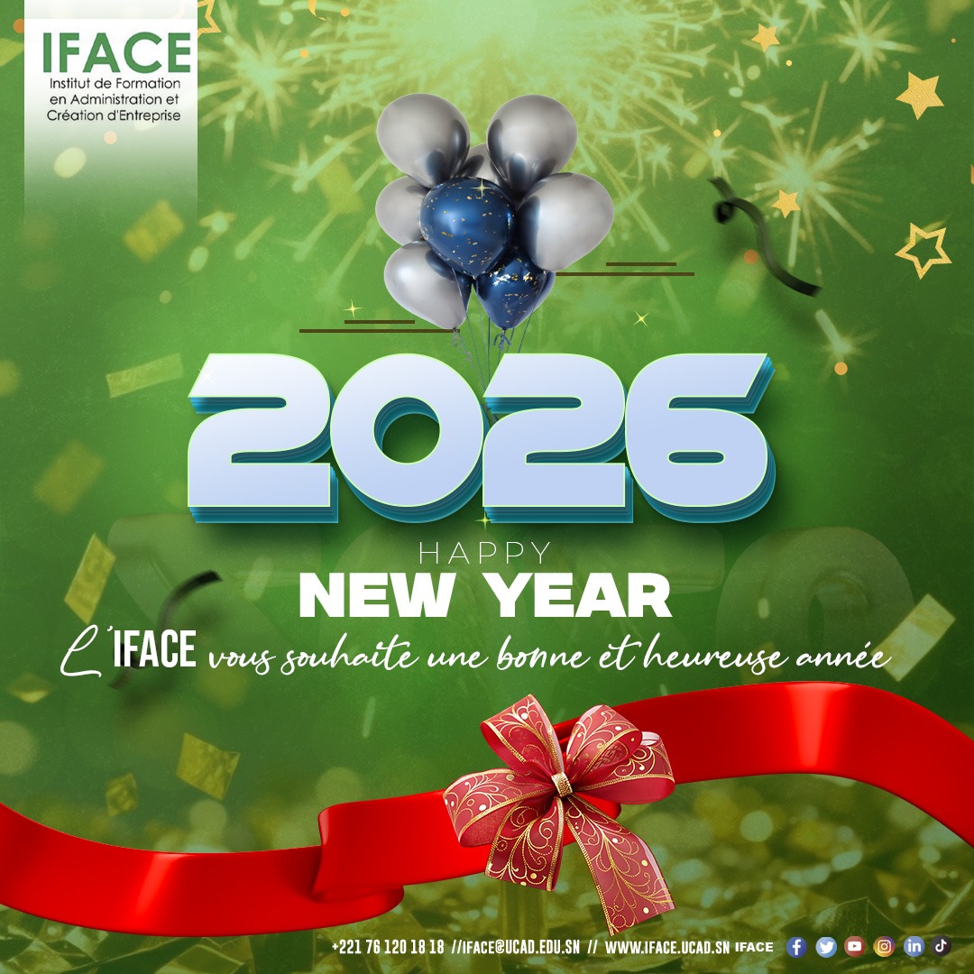 IfaceInstitut's tweet photo. ✨ l'IFACE vous souhaite une Bonne &amp; Heureuse Année 2026 🎉

Que cette nouvelle année vous apporte succès, santé et nouvelles opportunités 🌟

Merci à notre communauté ( étudiants, professeurs, alumni) et à nos partenaires pour leur confiance 🤝

#iface #meilleursvoeux #2026Goals https://t.co/l2X1LdINjD