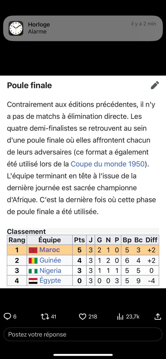 ousou76's tweet image. Et moi j’ai entendu personne parler de la can du Maroc