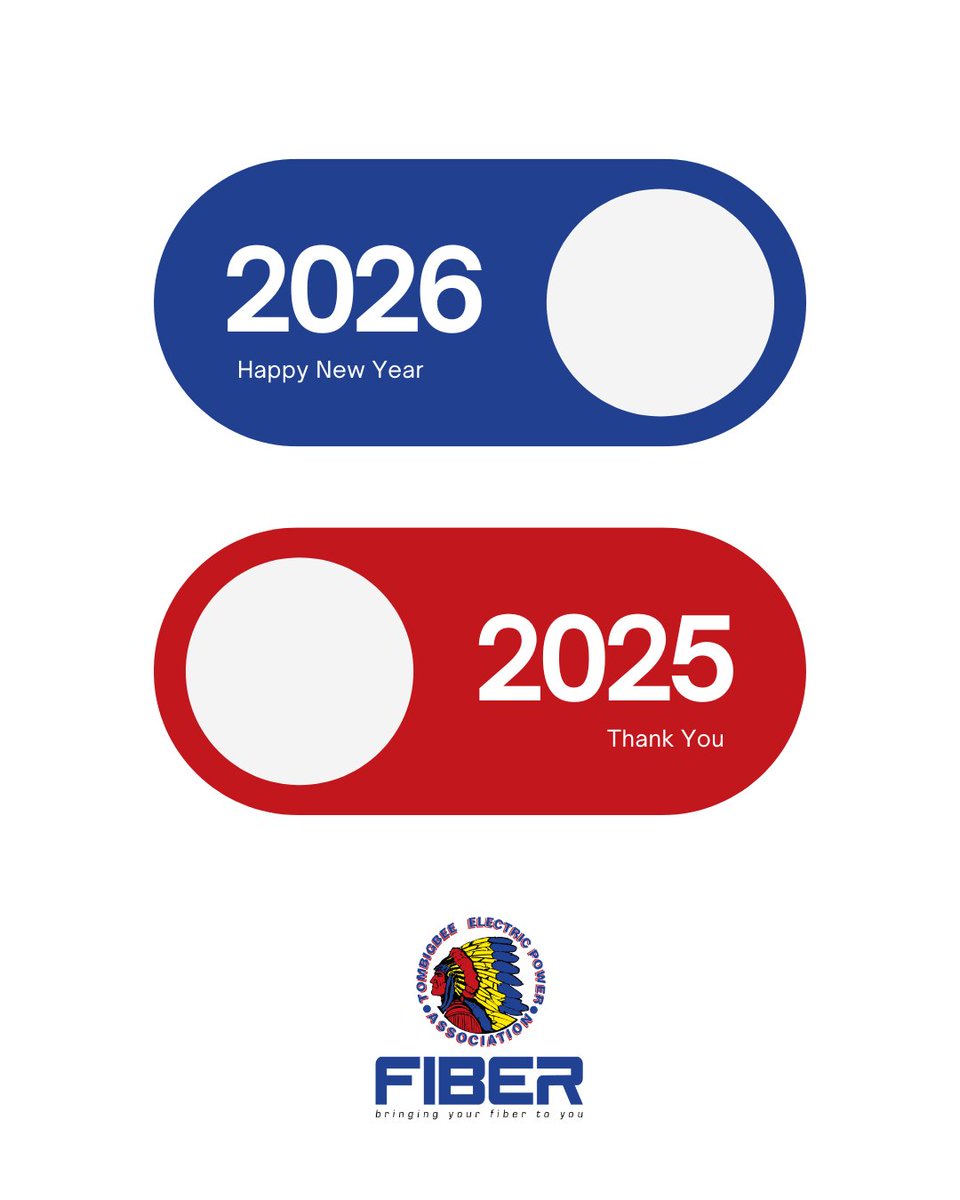 Happy New Year from your Tombigbee Fiber family! May 2026 be full of the best connections! 

#TombigbeeFiber #RedTruckArmy #NewYearNewInternet