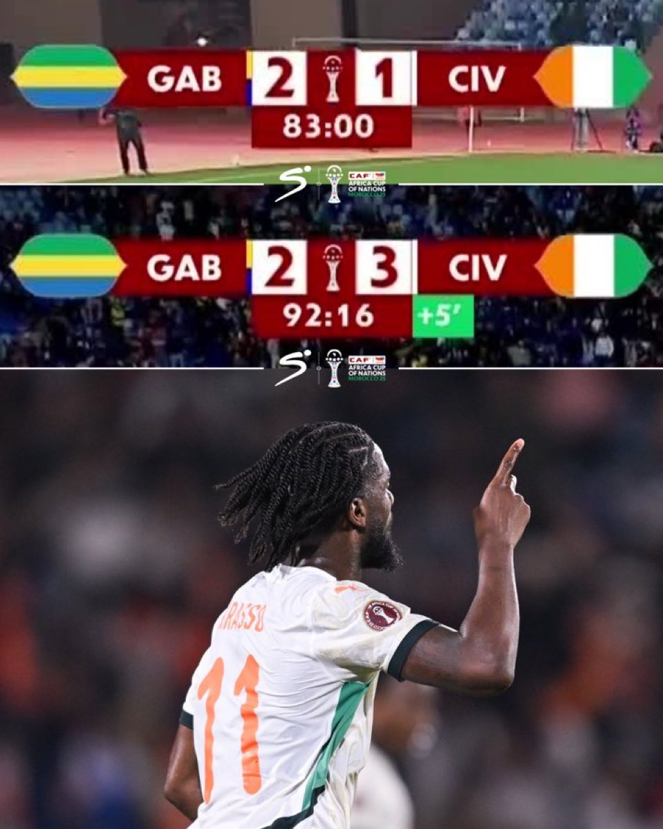 1ere remontada de la CAN 

LA CAN A ZÉRO SAVEUR SANS LA GRANDE CÔTE D’IVOIRE, va falloir vous y FAIRE !!!!!!!