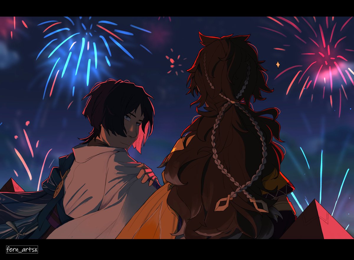 Fern_artsx's tweet image. Happy New Year🎆 #sethoscara #scarasethos