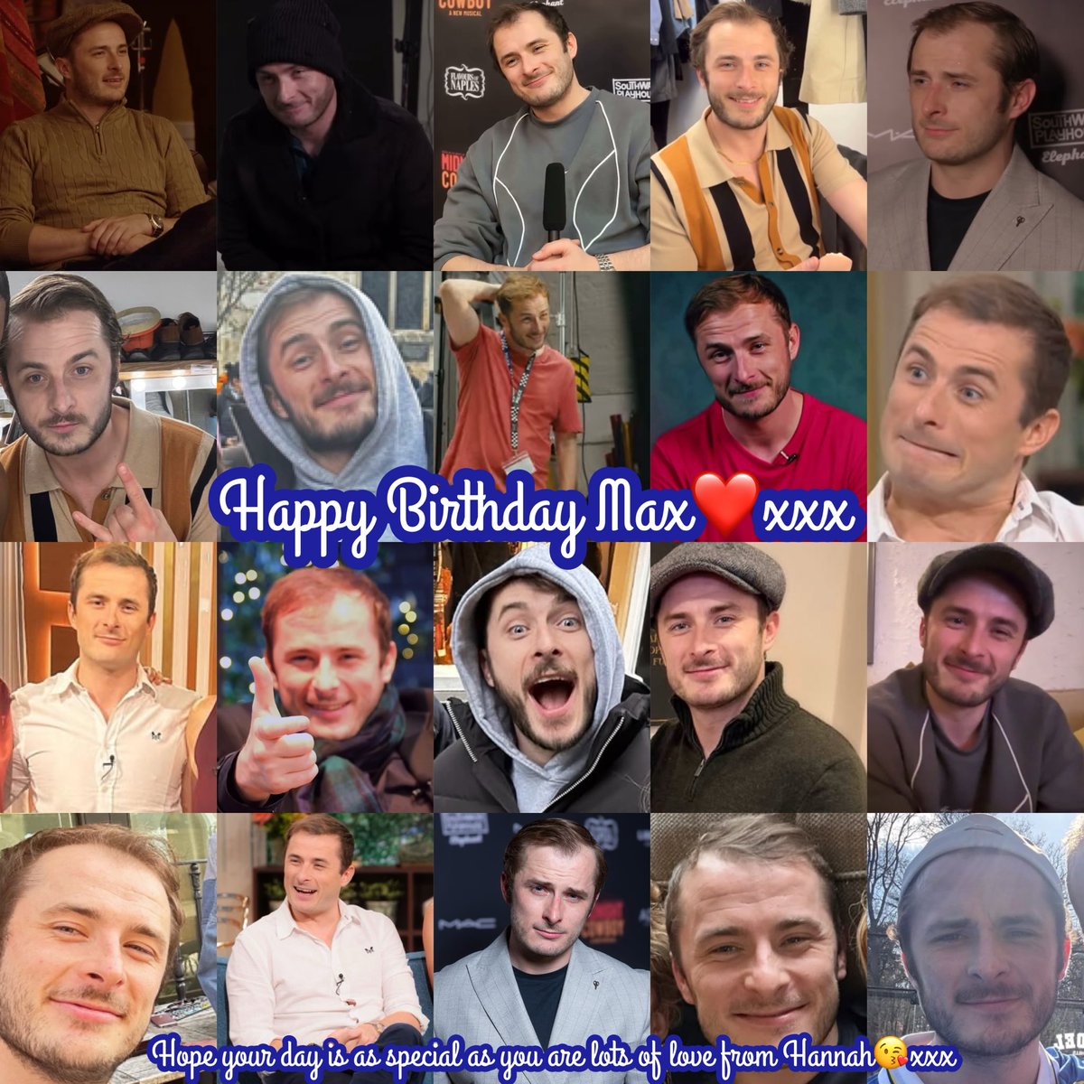 maxshinesbright's tweet photo. 🫶🏻Happy Birthday to one of my favourites my favourite person the most genuine kindest soul the incredibly talented @MaxBowden👑hope your day has been as special as you are so grateful so proud to be a fan of you love you so much you are a star you deserve the world❤️❤️ https://t.co/GuTx67xFAa
