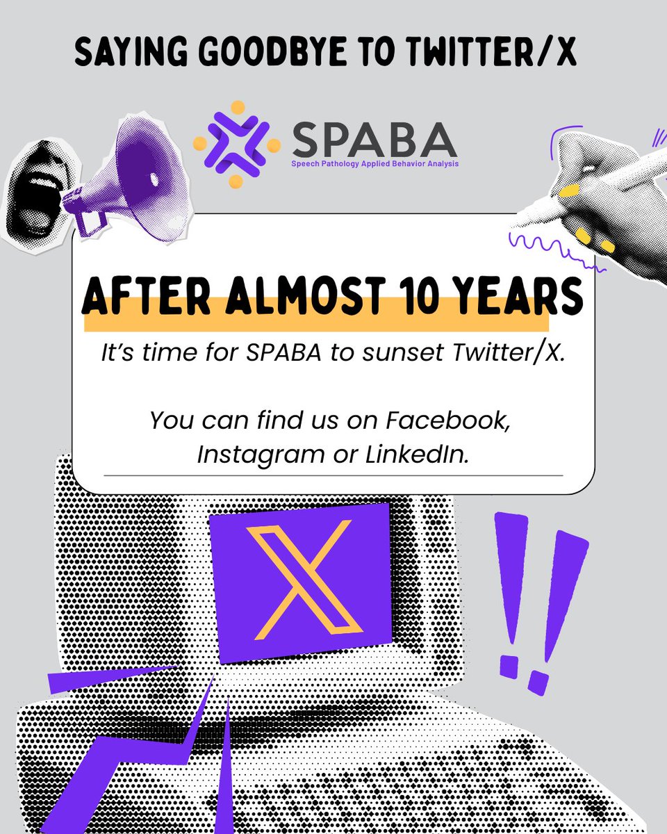 Speech Pathology Applied Behavior Analysis #SPABA tweet media