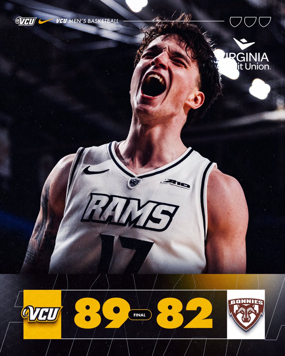 closing out 2025 with a dub!

When the Rams win, you win! Help us pack The Stu Wednesday when we host Saint Louis! Our $18 “Pack The Stu” ticket special is live now!
 
🎟️ vcutickets.evenue.net/promotions/RAM…
 
#LetsGoVCU