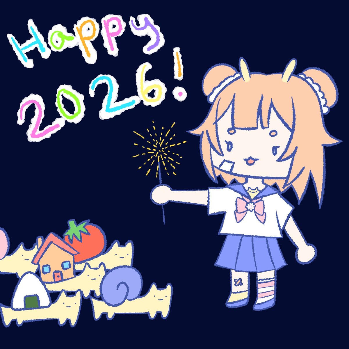 mipyunvt's tweet image. It's almost 2026! Yippee!

2025 was honestly kind of a weird year? But it was a decent one for me!

You guys honestly made it super fun! You brought me so much happiness and I hope I can give back at least five times as much in 2026! Thank you for everything!

Happy New Year!!🎉