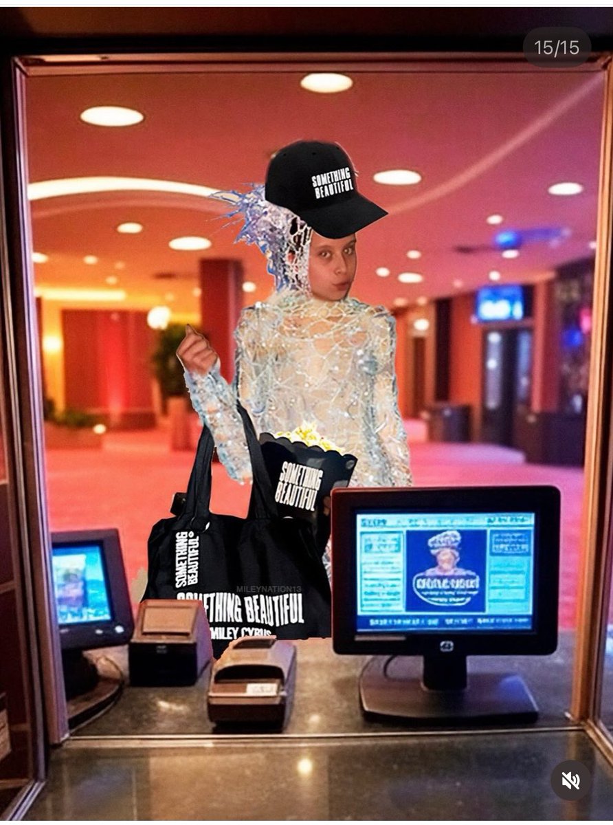 mileyplusdotcom's tweet image. THIS! “Something Beautiful” at the movie theater! Best day of 2025 as I wait to see Miley one day too! ❤️🎼✨