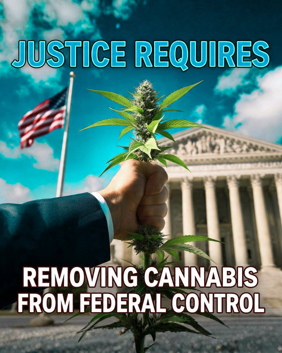 DescheduleEarth's tweet photo. For too long, federal rules have choked the life out of cannabis, treating a natural plant like a major crime. It doesn't make sense, and it isn't fair to the people trying to build honest businesses or those still stuck with old records. It's time to lift that heavy hand off. Let states decide and let justice bloom. #CannabisJustice @roscoewoody73 @txmjpolicy
