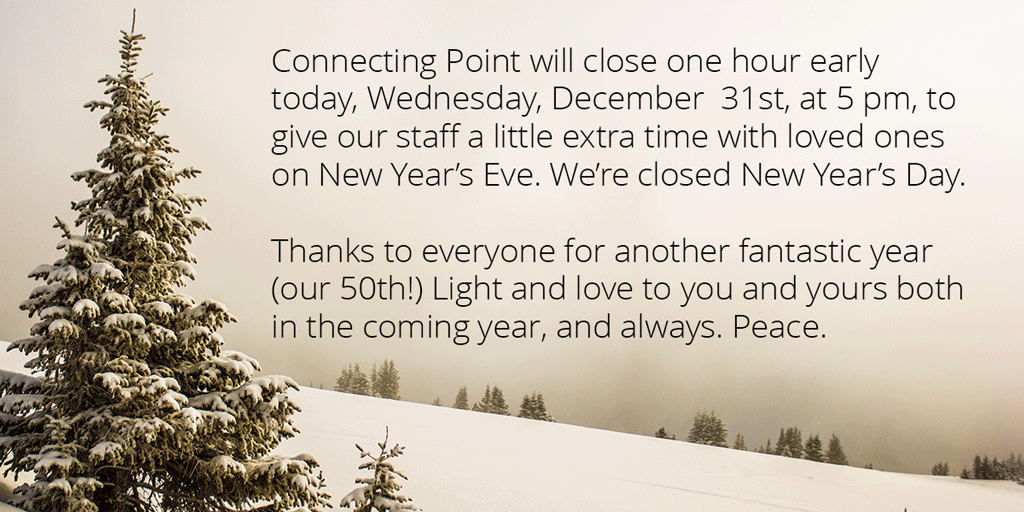 We're closing an hour early today (at 5 pm) for New Year's Eve. Happy New Year, everyone!
.
(Image by Pexels from Pixabay tinyurl.com/33yh45a5)