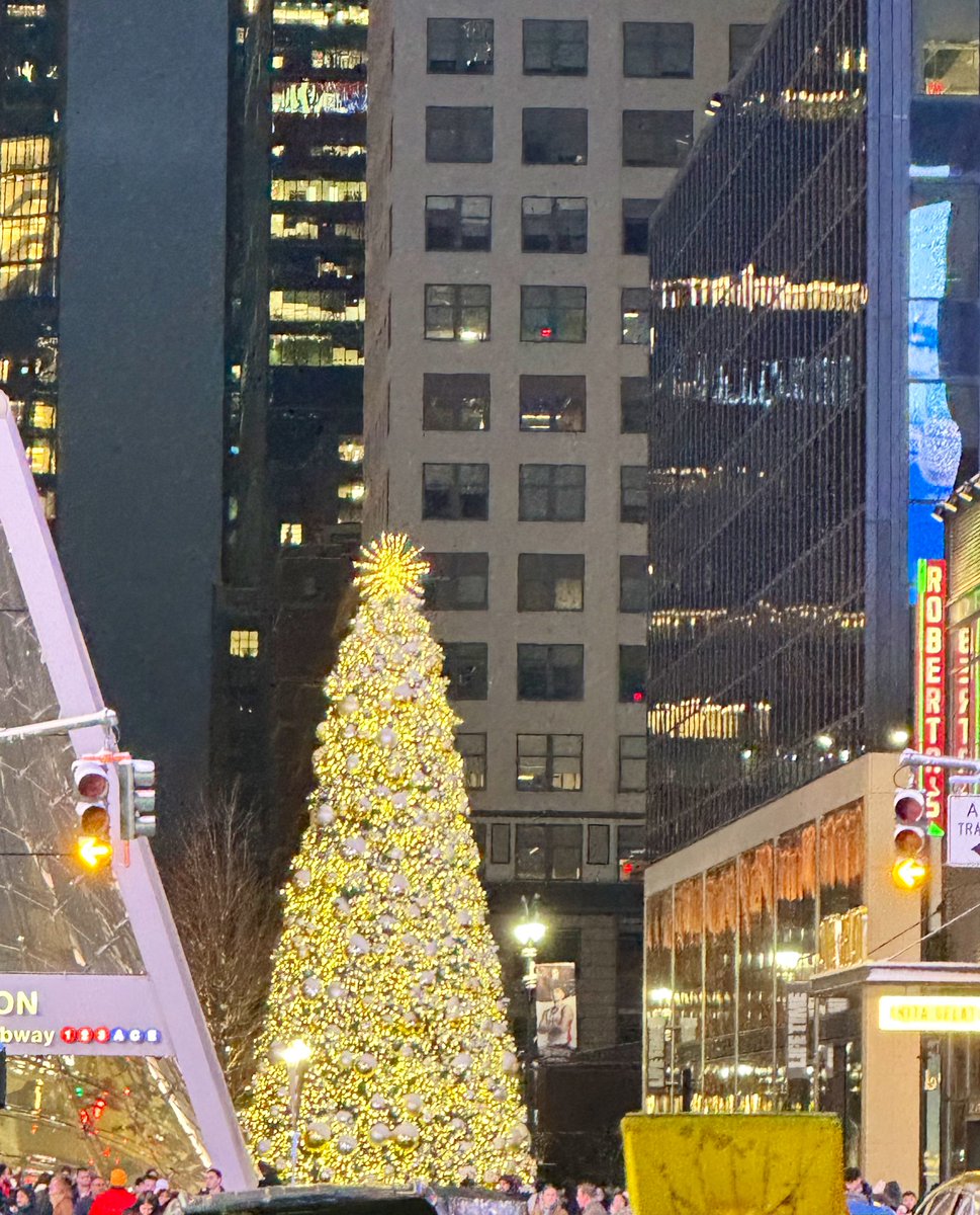 Beautiful Christmas tree in NYC 🎄 #Christmas #holidays #NYC #NewYork