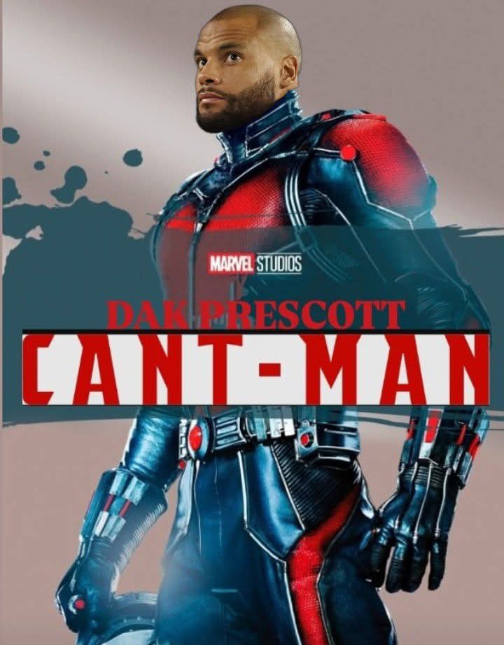 fredovick's tweet image. 🤣🤣 #CowboysNation #Stinks #DakStinks "The whole cowboys logo ugly and STINKS 🤣 "Mr Dak cant-man