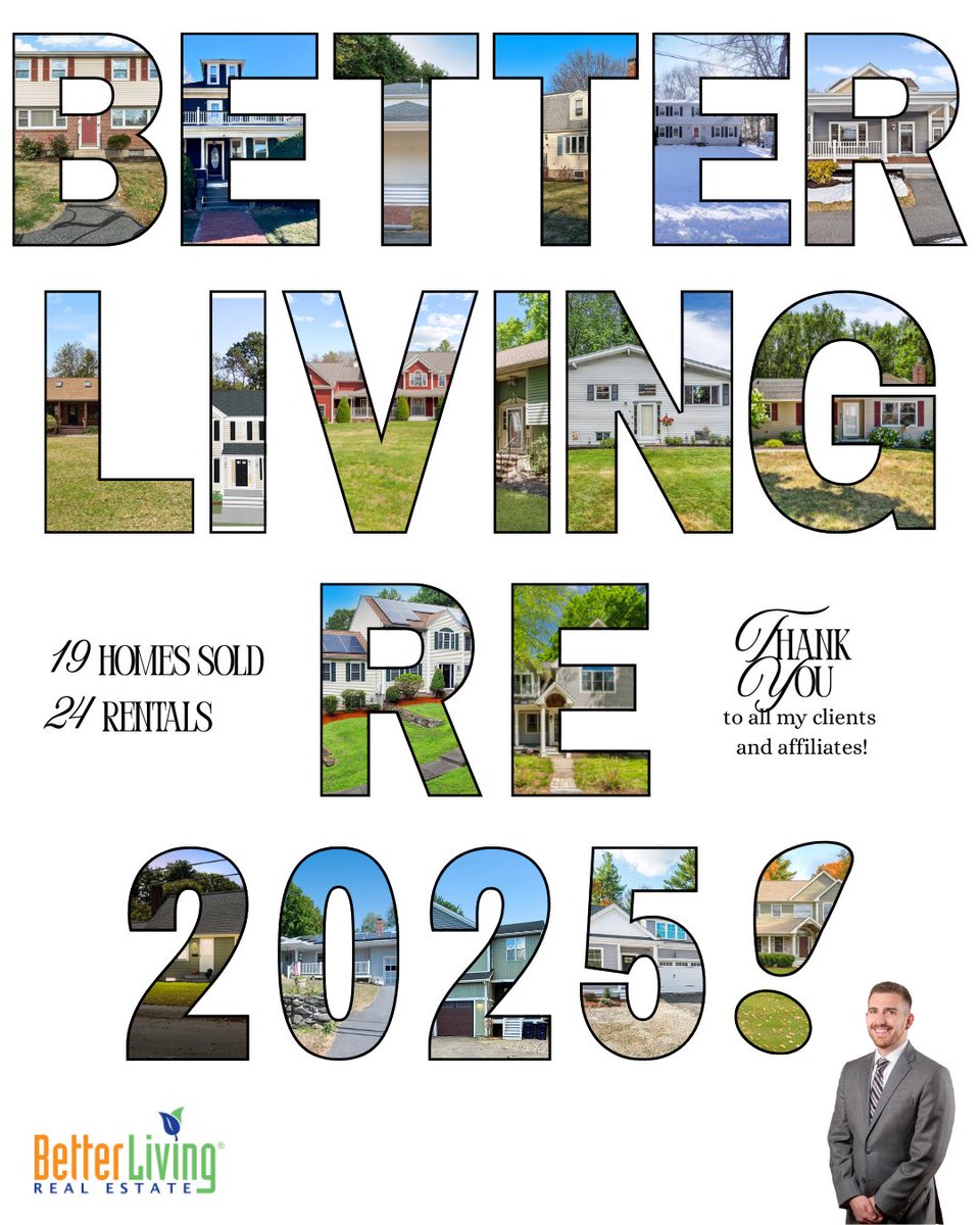 Another year of making dreams happen🏡🔑

As 2025 comes to a close, I’m beyond grateful for every client who trusted me to help them buy &amp; sell a home this year. 

Thank you for the trust, the referrals &amp; the relationships built along the way. Onward to 2026! 

#marealtor #blre