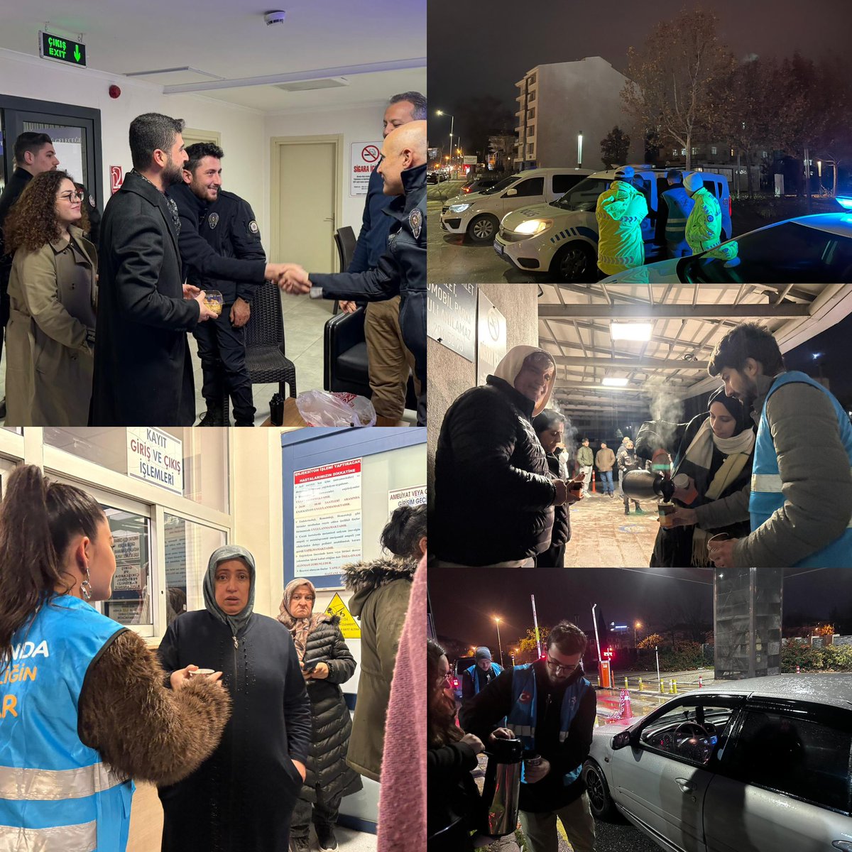 avyusufibis's tweet photo. Yılın ilk dakikasından son dakikasına kadar hep sahadaydık.😎

AK Gençlerimiz; görevi başında olan emniyet mensuplarımıza, personellerimize, sağlık çalışanlarımıza ve tedavi gören hastalarımıza ikramda bulunarak yeni yıla sıcak bir tebessüm oldular.

Fedakarlığın ve emeğin olduğu her yerde, AK GENÇLİK var olmaya devam edecek! 💪🏻