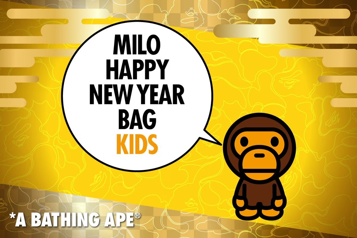 A BATHING APE 3タイプ「BAPE HAPPY NEW YEAR BAG 2026 (ア ベイシング