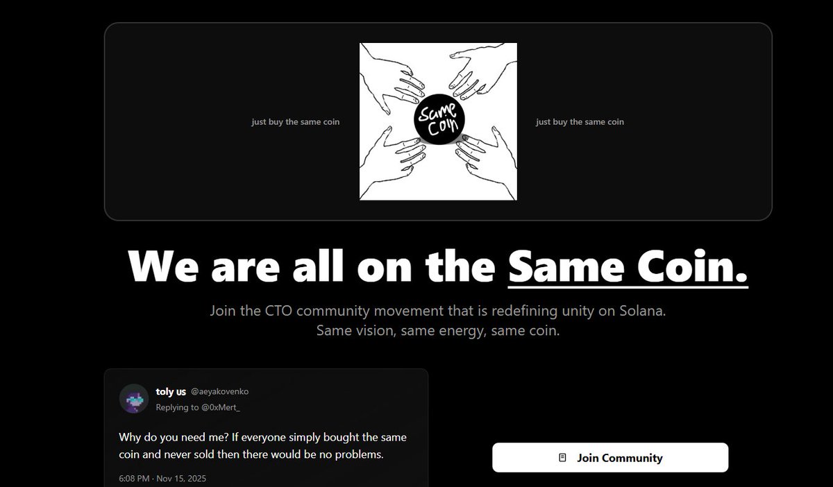 Happy New Year To $same Community!

Website is back online &amp; new features added. 

Our tech will be also coming online soon. Stay tuned for a big year ahead for $same!

4nBQGUjd3oRSEQCkbRuBVsz1QA2XuJuXJwPWvG5Cpump