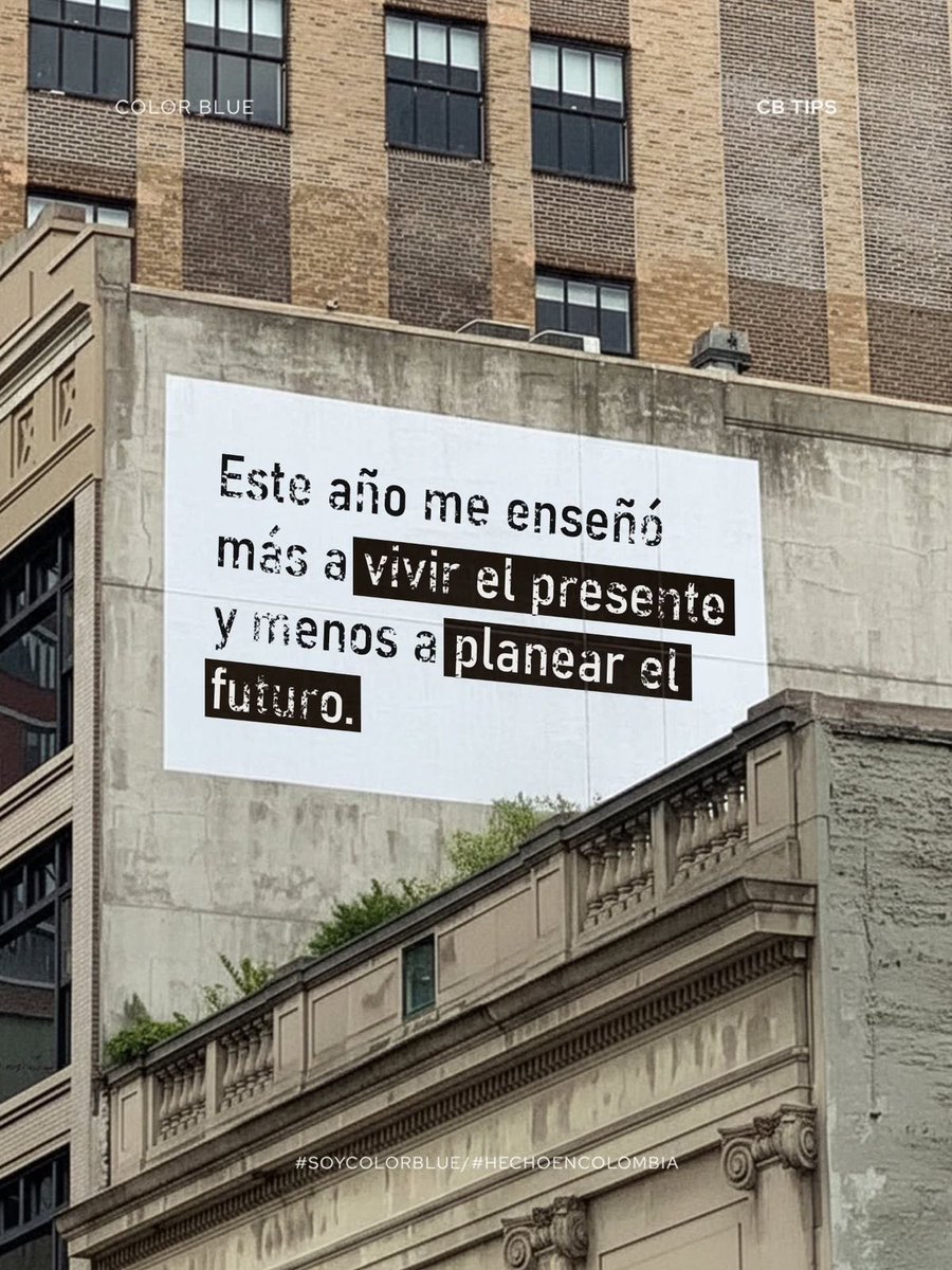 El futuro puede esperar.
La vida, no.