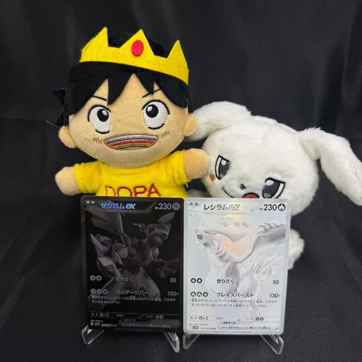 DOPA_Pokeca's tweet image. 🎊🌈Xフォロワー3万人突破 特別企画予告🌈🎊

日頃の感謝を込めて今日の17時半からプレゼント企画始動🔥

最初は去年最も話題となった"アノ"カード㊙
何だと思いますか⁉️

写真のBWRも今日の何処かで🎁

#ポケカ