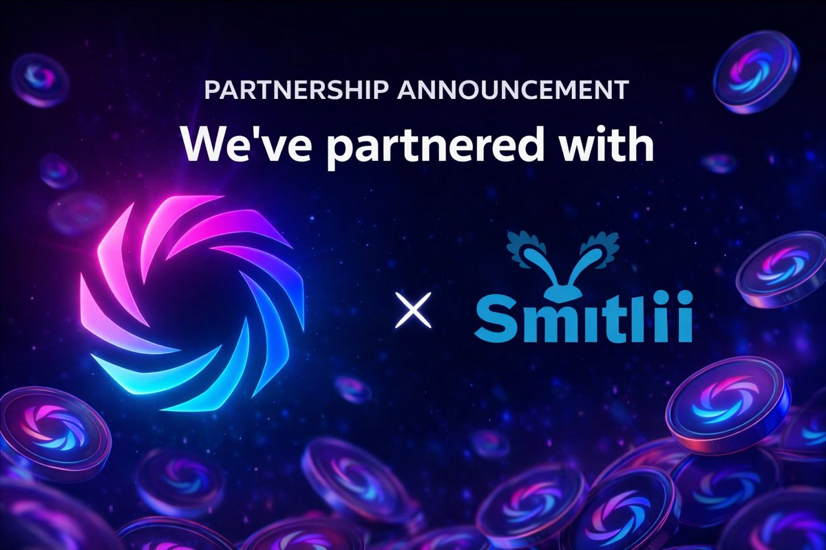 VortexDapp's tweet image. We’re excited to announce our new partnership with Smithii!
This collaboration will help expand our ecosystem, support our community, and bring more utility to our token.
Stay tuned — big things are coming
